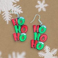 Ho Ho Ho Christmas Earrings