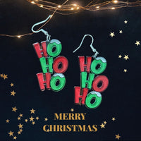 Ho Ho Ho Christmas Earrings