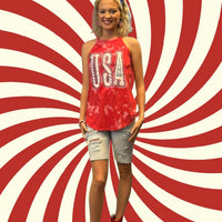 USA Graphic Tank Top