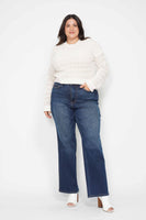 
              Judy Blue Tummy Control Classic Straight Jeans
            