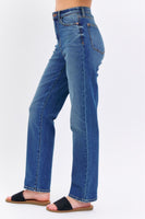 
              Judy Blue High Waist Straight Fit Jeans
            