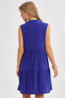 
              Lizzy Tiered Dress-Royal Blue
            