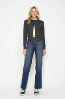 
              Judy Blue Tummy Control Classic Straight Jeans
            