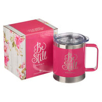 
              Be Still Pink Stainless Steel Mug
            