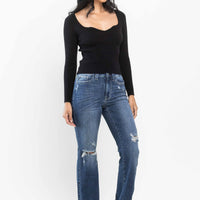 Judy Blue Hand Sand and Destroy Bootcut Jeans