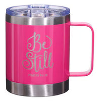 
              Be Still Pink Stainless Steel Mug
            