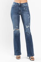 
              Judy Blue Hand Sand and Destroy Bootcut Jeans
            