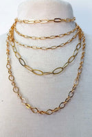 
              Syrah Chain Necklace-Gold
            