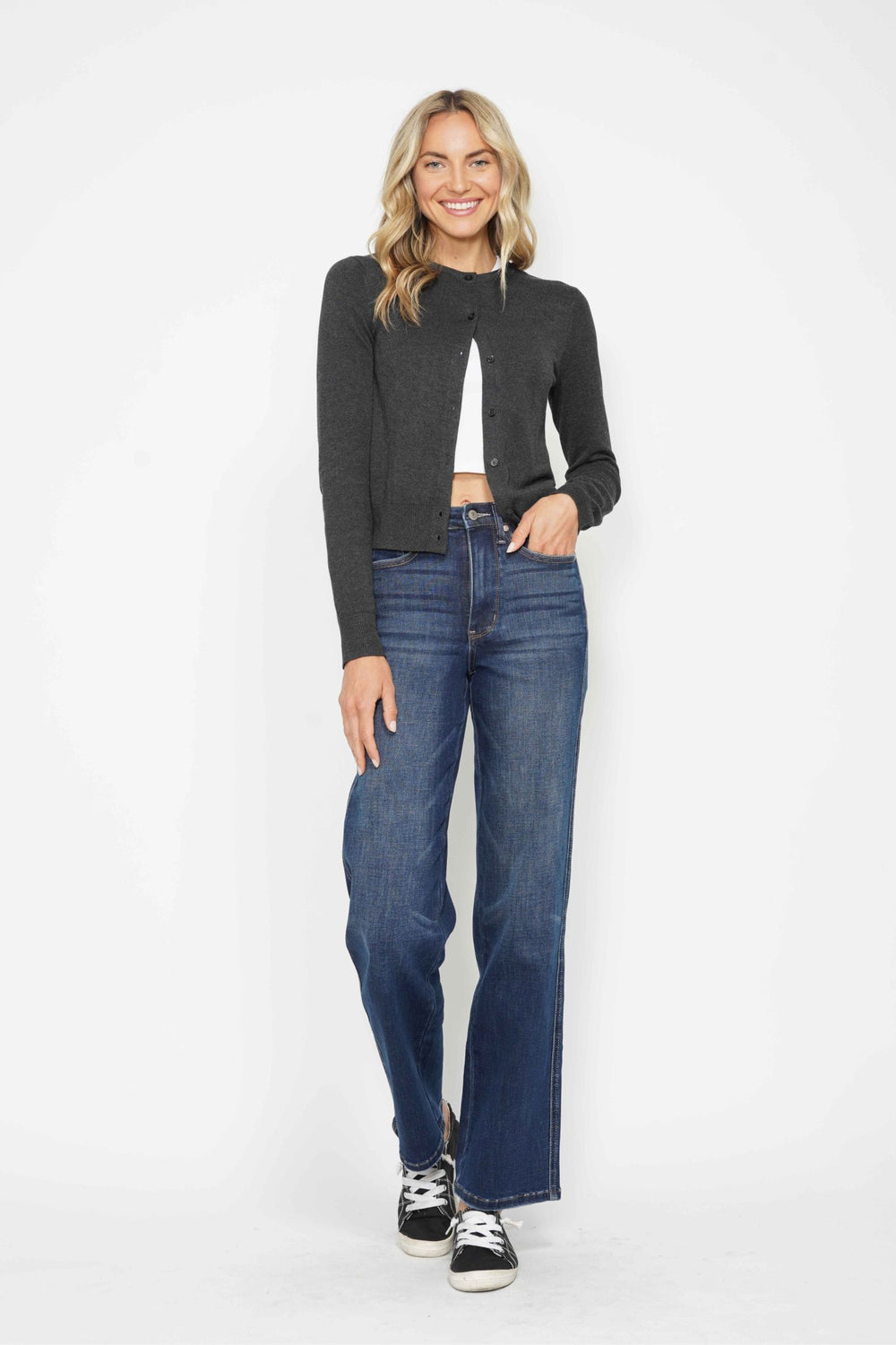 Judy Blue Tummy Control Classic Straight Jeans