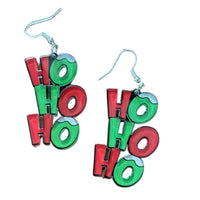 Ho Ho Ho Christmas Earrings