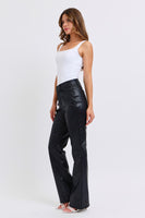 
              Judy Blue Faux Leather Jeans-Black
            