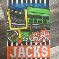 Jacks Football Garden Flag