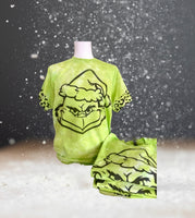 
              Green Guy Leopard Sleeve Tee
            