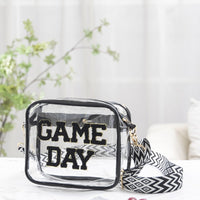 Zenana GAME DAY Stadium Approved Transparent Crossbody Bag