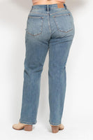 
              Judy Blue High Waist Dad Straight Jeans
            