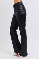 
              Judy Blue Faux Leather Jeans-Black
            