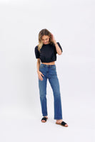 
              Judy Blue High Waist Straight Fit Jeans
            