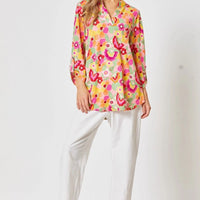 Lizzy Pink Multi Tunic Top