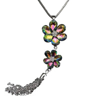 
              Flower Power Rhinestone Necklace-Multi AB
            