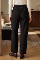 
              Live-In Gauze Pants-Black
            