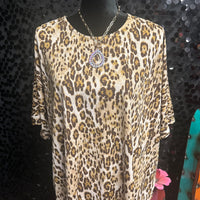 Boyfriend Leopard Print Top