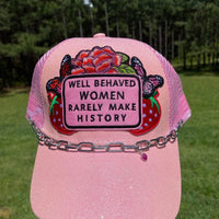 Pink Shimmer Baseball Hat