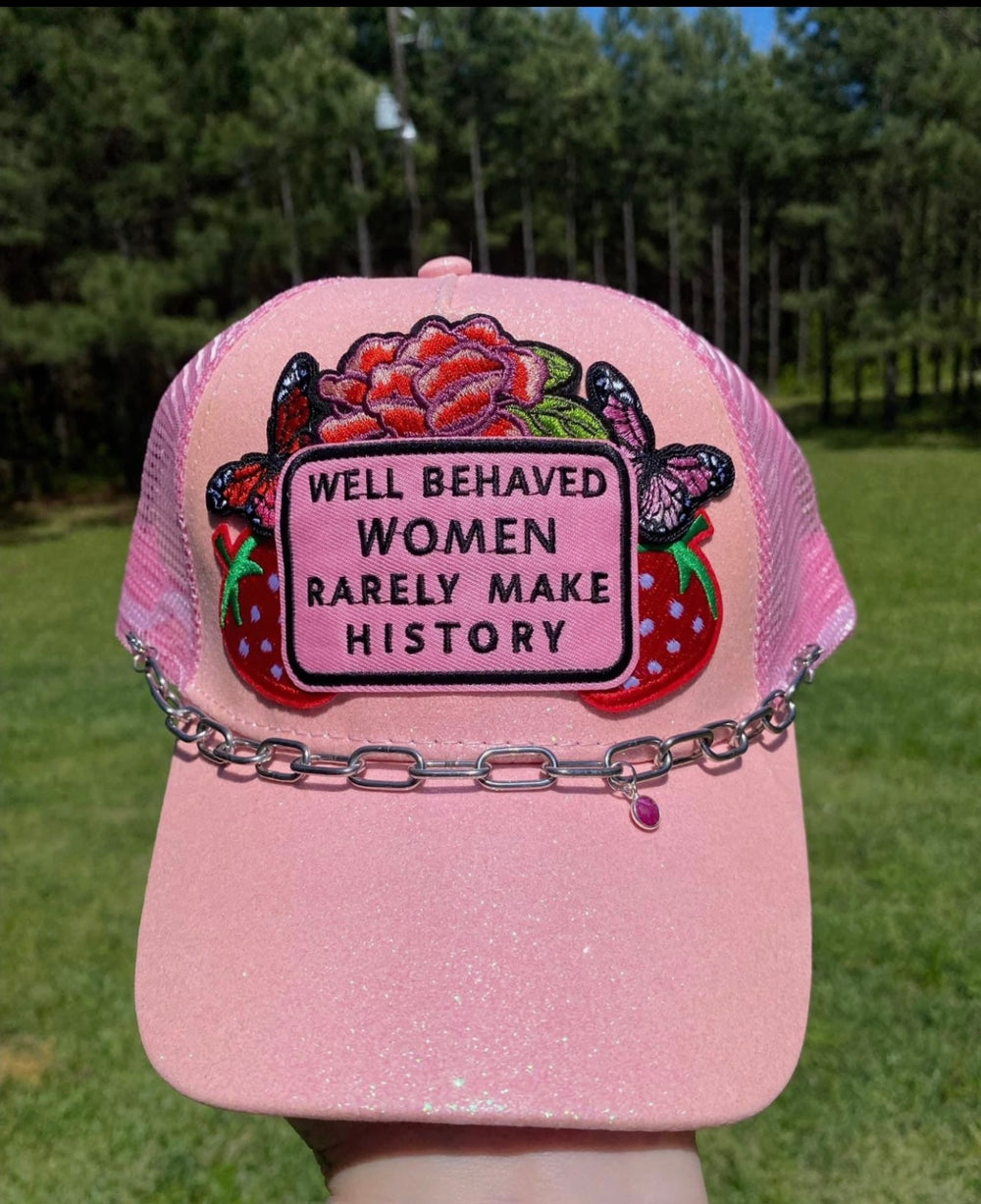 Pink Shimmer Baseball Hat