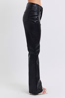 
              Judy Blue Faux Leather Jeans-Black
            