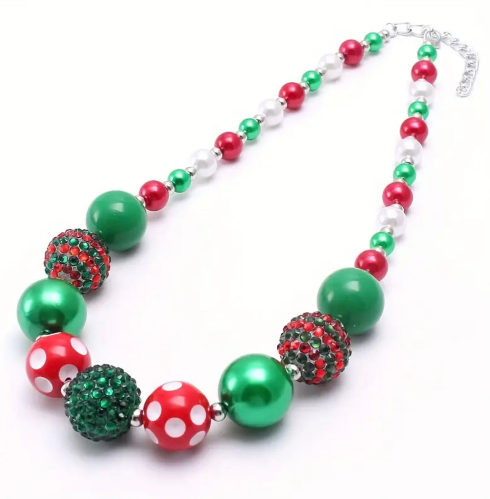 Christmas Beaded Necklace