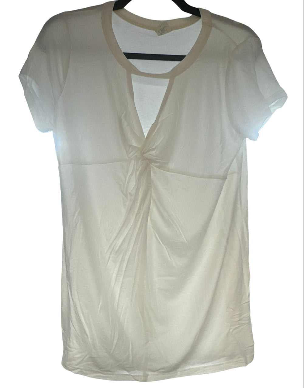 Basic Ivory Choker Top