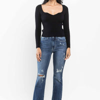 Judy Blue Hand Sand and Destroy Bootcut Jeans