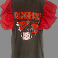 Razorback Girl Ruffle Tee