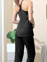 
              Knee-Length Pajama Set with Banded Neckline - Women's Sleepwear|Bella Grace
            