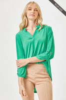 
              Lizzy Emerald Tunic Top
            