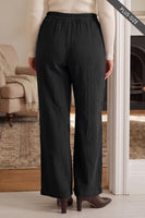
              Live-In Gauze Pants-Black
            