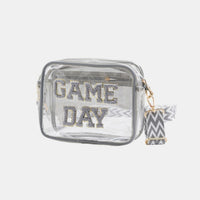 Zenana GAME DAY Stadium Approved Transparent Crossbody Bag