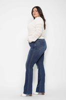 
              Judy Blue Tummy Control Embroidered Bootcut Jeans
            