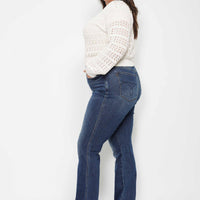 Judy Blue Tummy Control Embroidered Bootcut Jeans