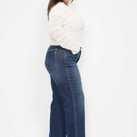 Judy Blue Tummy Control Classic Straight Jeans