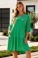 
              Lizzy Sunday Dress-Emerald
            