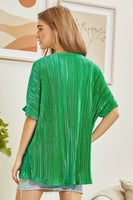 
              Let It Shine Dolman Sleeve Top-Emerald
            