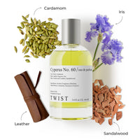 
              Twist Cyperus No. 60 Santal 33 Inspired Perfume - Unisex Sandalwood Fragrance | Bella Grace
            