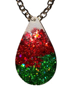 
              Glitter Acrylic Teardrop Pendant
            