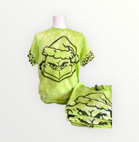 
              Green Guy Leopard Sleeve Tee
            