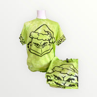 Green Guy Leopard Sleeve Tee