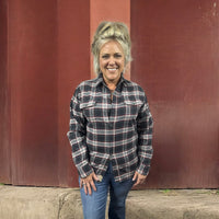 Retro Nirvana Flannel Overlay-Medium