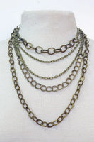 
              Syrah Chain Necklace-Bronze
            
