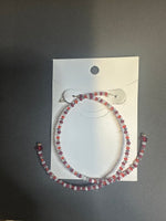 
              Christmas Beaded Hoops
            