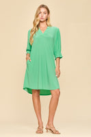 
              Dear Scarlett Lizzy Petal Dress - Elegant Floral Women's Dress -Aqua Mint
            