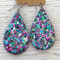 Glitter Dots Acrylic Earrings